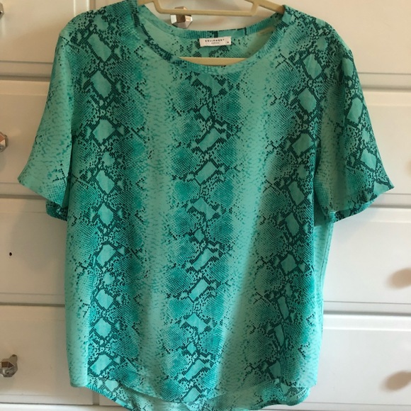 Equipment Snakeskin silk top - Picture 2 of 5